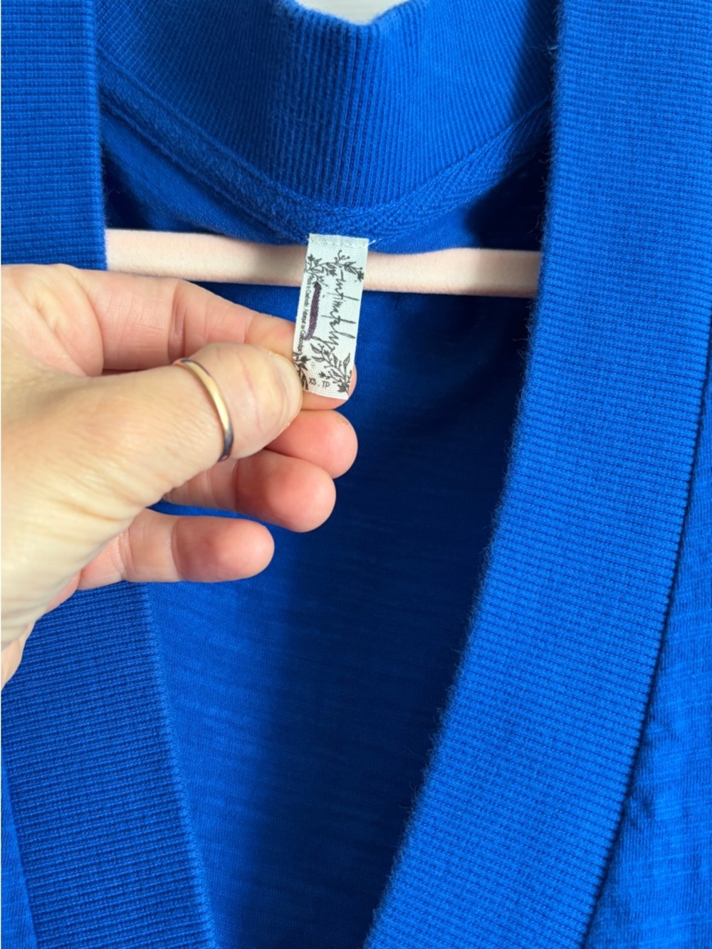Free People Just Because Onesie Jumpsuit Blue - Picture 9 of 11